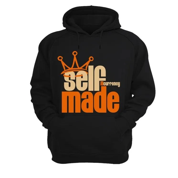 Air Jordan RETRO 1 (Orange black) 2019 Black T-Shirt (Self Made)