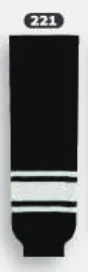 Athletic Knit (AK) HS630-221 Black/White Knit Ice Hockey Socks