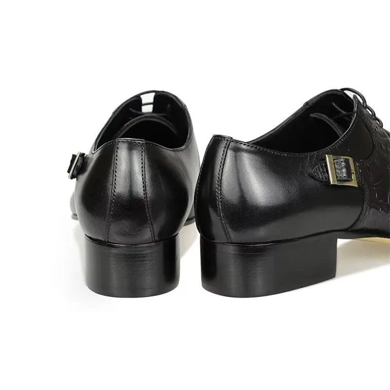 Classy LuxeLeather Genuine Leather Wedding Brogue Shoes
