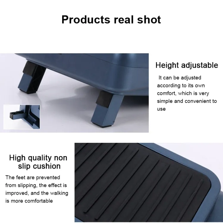 KY206 20W 2 Speed Adjustable Electric Stepper Leg Lower Limb Trainer Fitness Exercise Equipment for Middle-aged and Elderly People, with Adjustable Stand(Blue)